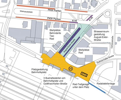 Konsens Umgestaltung Bahnhofplatz Pasing Nord