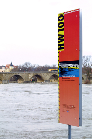 Hochwassertafel Regensburg, Kommunikationsprozess