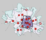 Strukturskizze Zentren zur Perspektive München